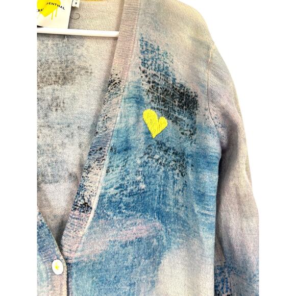 Kerri Rosenthal S Willie v-neck cashmere womens cardigan sweater luxury designer - Picture 3 of 10